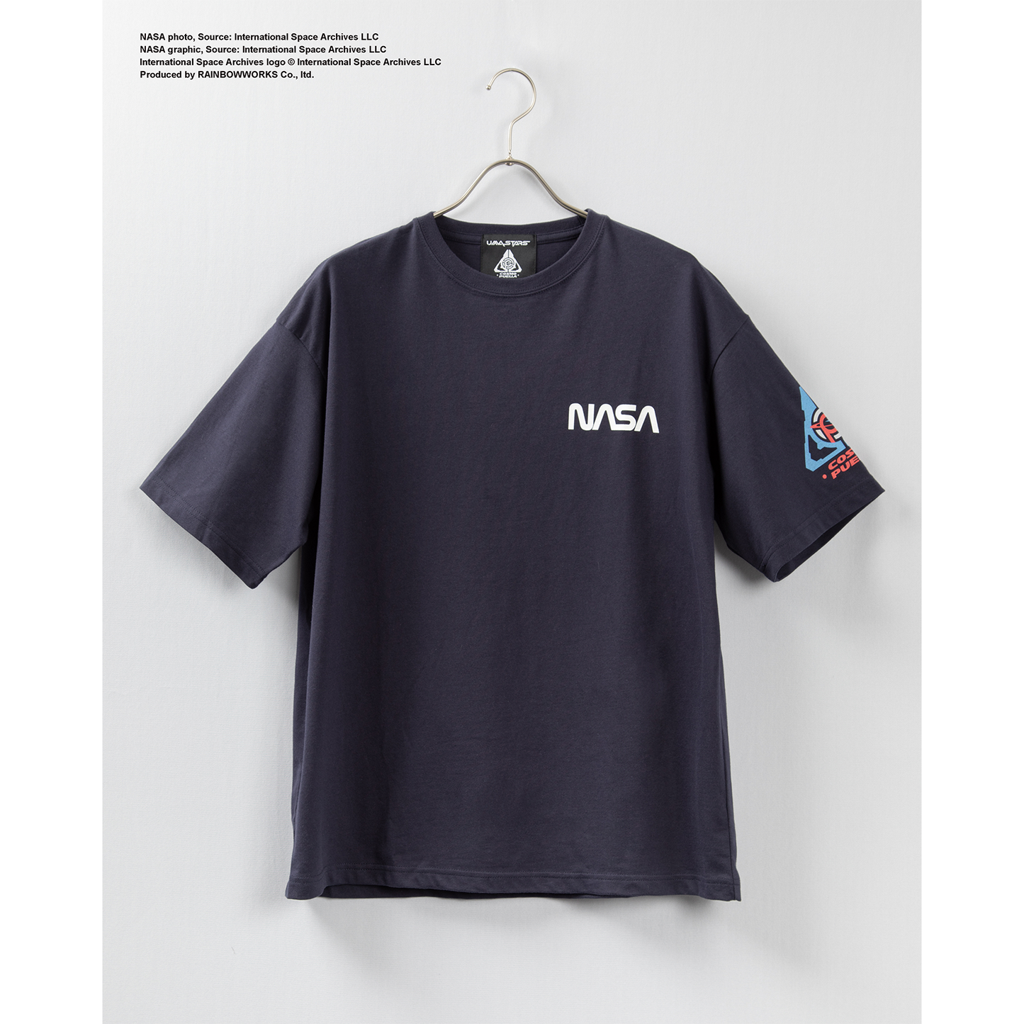 NASA｜宇宙走娘＜コスモピュエラ＞ビッグシルエットTシャツ【Ａ-type】(ウマ娘 プリティーダービー)  ミッドナイトネイビー